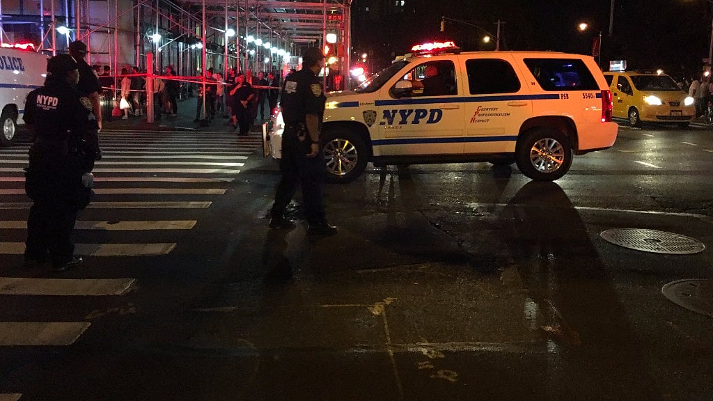 Officials investigate Saturday’s explosion in Manhattan’s Chelsea neighborhood. (Photo: IANS)
