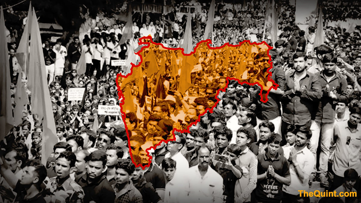 The Maratha protests did not erupt overnight. (Photo:<b> The Quint</b>)