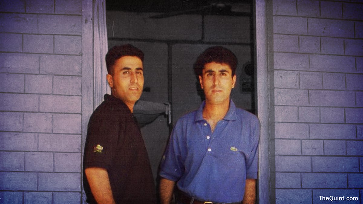 Family picture of Vikram and Vishal Batra at IMA Dehradun.