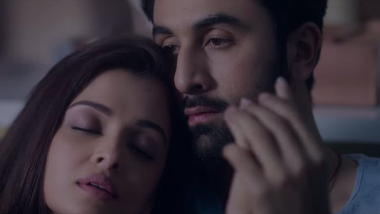 Ranbir Kapoor and Aishwarya Rai in a still from <i>Ae Dil Hai Mushkil. </i>(Photo Courtesy: Youtube Screengrab)