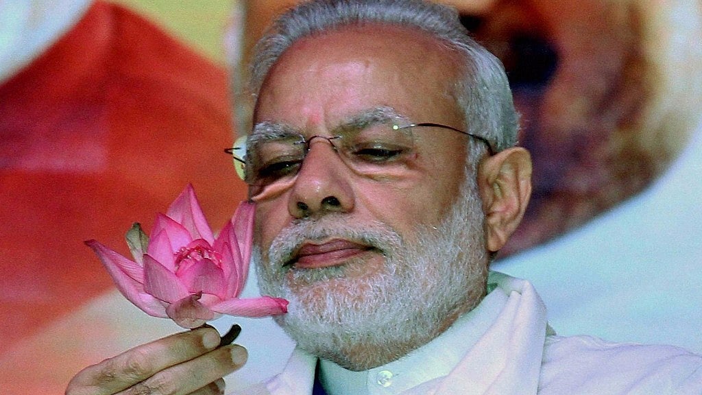 Prime Minister Narendra Modi at the BJP National Council meeting in Kozhikode on Sunday. (Photo: PTI)
