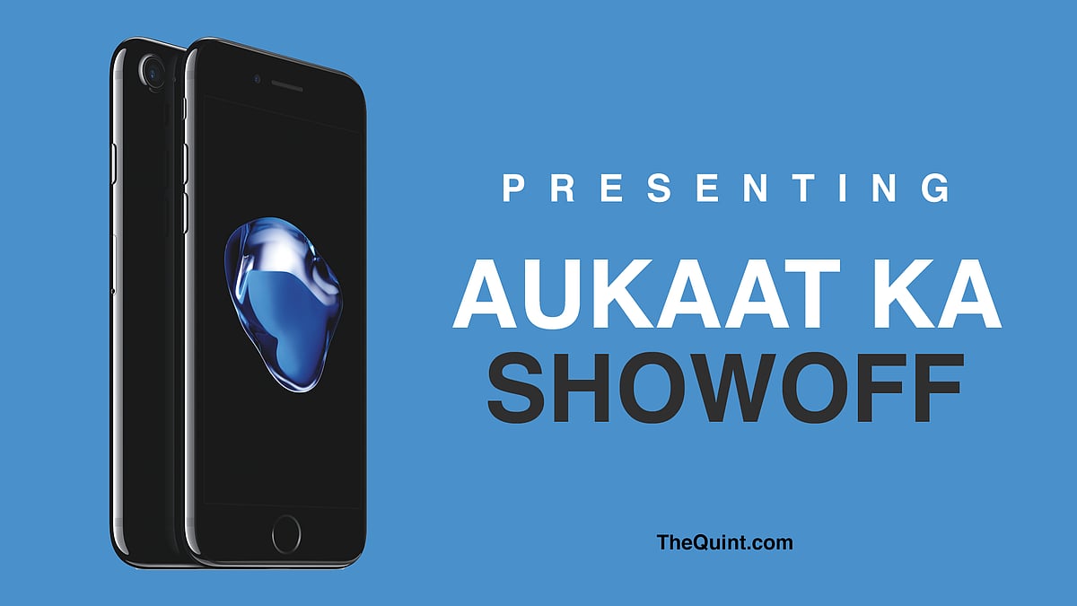 Aukaat ka show-off? Honest Apple advertisement is here! (Photo: Aaqib Raza Khan/<b>TheQuint</b>)