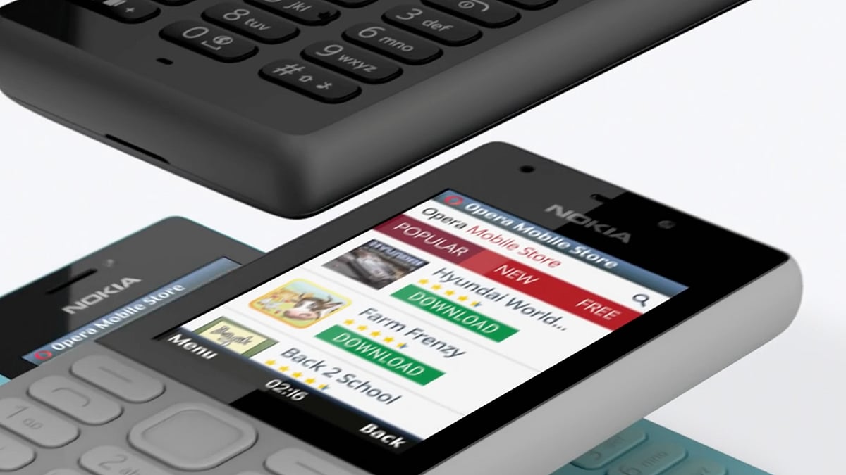 Microsoft’s last phone is a Nokia 216 feature phone. (Photo Courtesy: <a href="https://www.youtube.com/watch?v=AsKCq1rwG8c">Microsoft</a>)