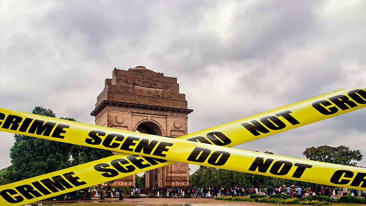 

The number of cases registered for serious offences like rape, murder and theft has shot up in Delhi since 2014. (Photo: Altered by <b>The Quint</b>)