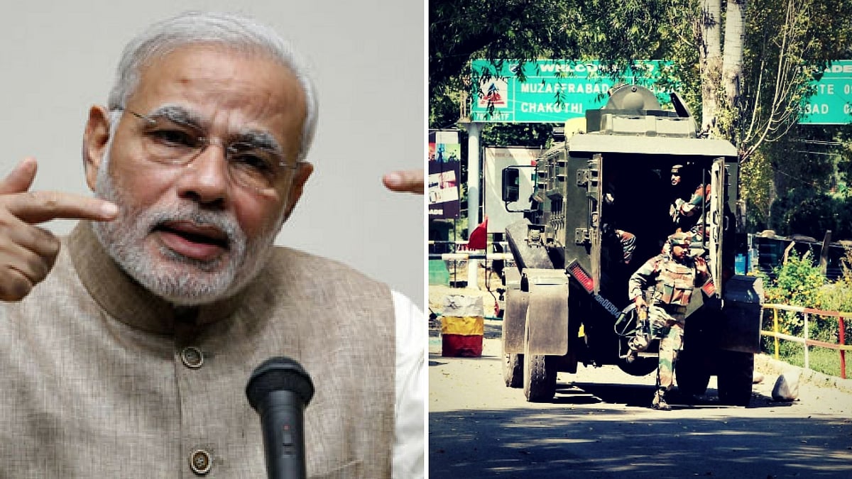 PM Modi said he had talked to both Home Minister Rajnath Singh and Defence Minister Manohar Parrikar. (Photo: PTI/<b>The Quint</b>)