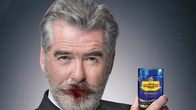 Pierce Brosnan recently endorses Pan Bahar. (Photo: <b>The Quint</b>)
