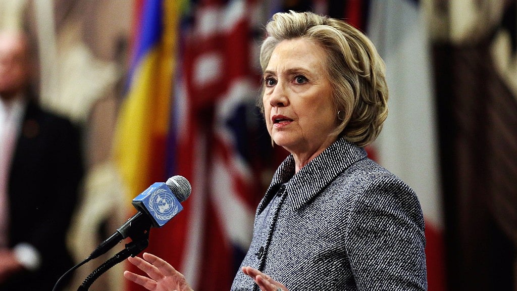 Clinton claimed Trump’s response to accepting poll results as horrifying. (Photo: AP)
