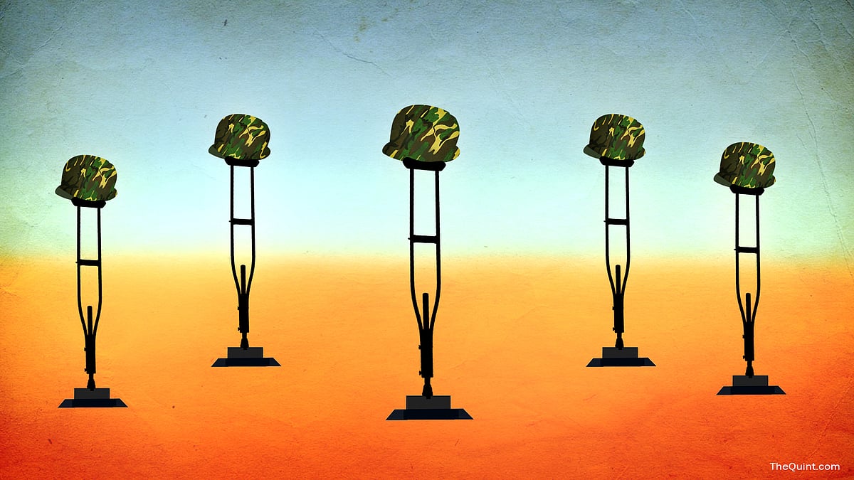 A letter written in 2014 by DGAFMS could have inspired government’s move to slash army’s disability pension. (Photo: Lijumol Joseph/ <b>The Quint</b>)