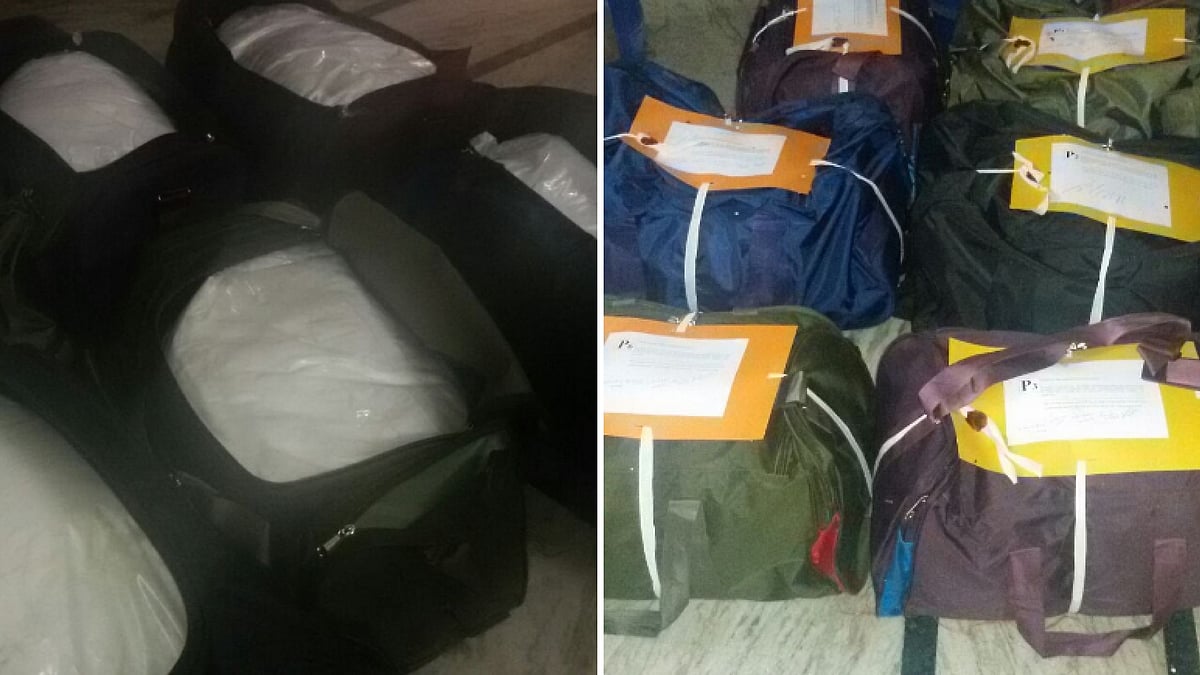 NCB seized 231 kgs of Amphetamine and arrested 3 people. (Photo Courtesy: Twitter/<a href="https://twitter.com/bhavatoshsingh">@bhavatoshsingh</a>)