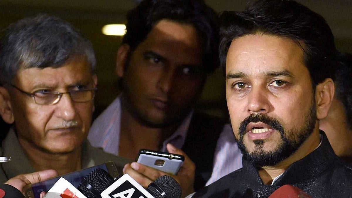 Anurag Thakur spoke to the press after the Supreme Court order on Monday. (Photo: PTI)