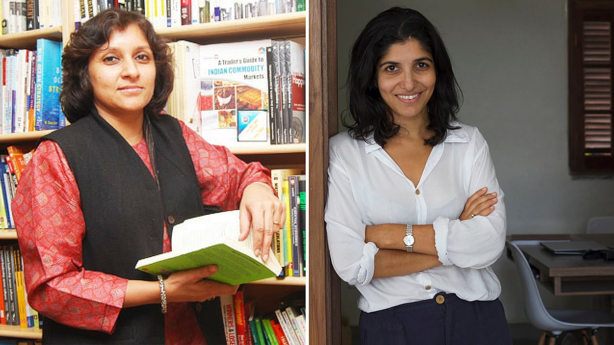 Karthika VK and Chiki Sarkar. (Photo: The Quint) 