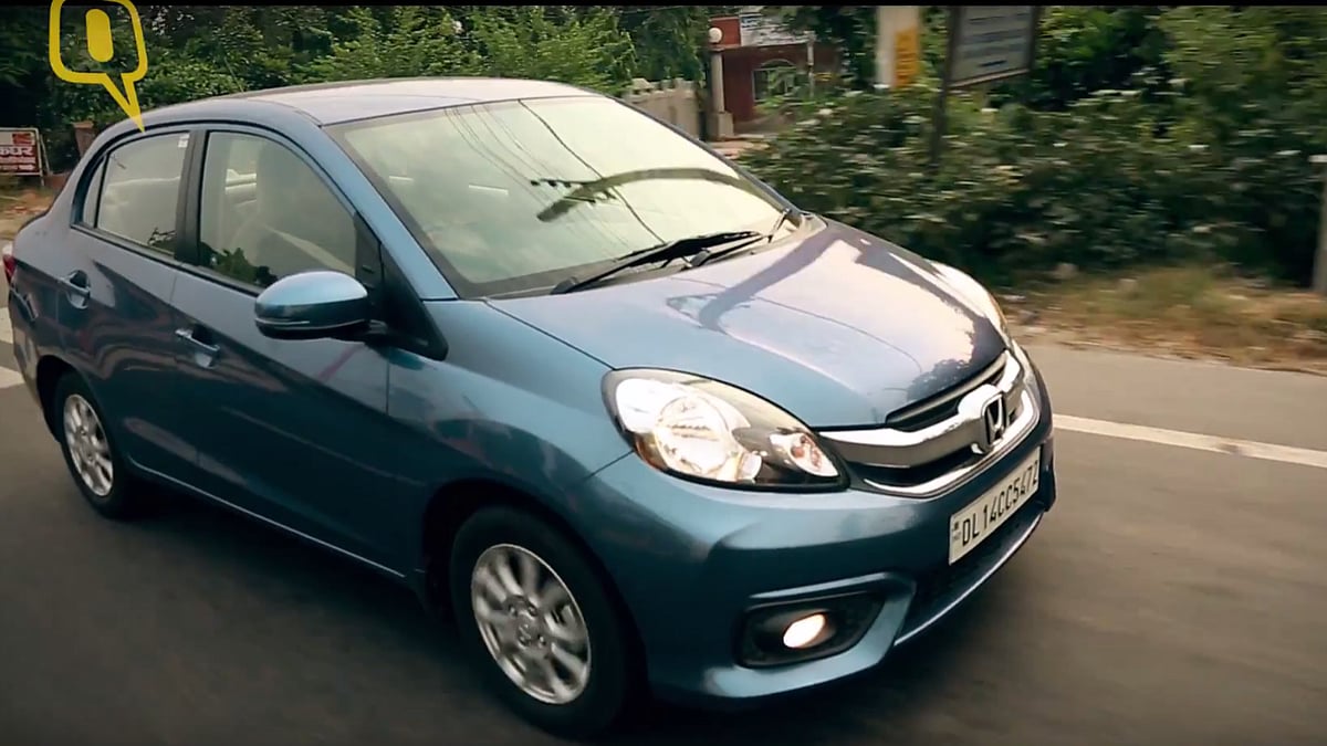 The Honda Amaze Facelift 2016 model. (Photo: <b>The Quint</b>)