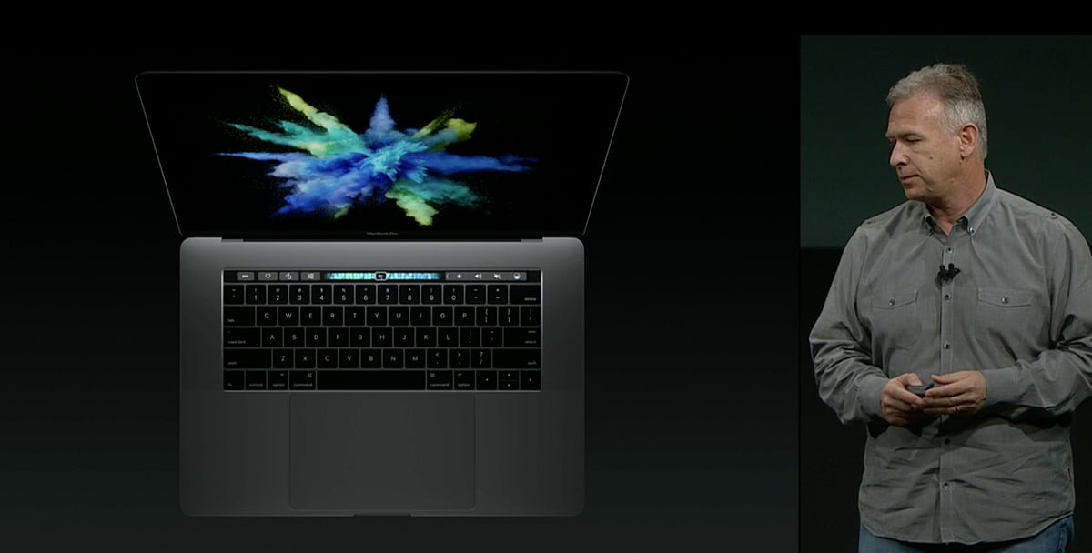 What’s those lights at the top of the keyboard on the new Mac? (Photo: Apple)