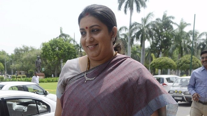 File photo of Union Minister Smriti Irani.