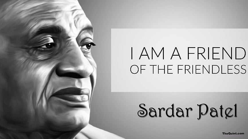 Sardar Vallabhbhai Patel. 