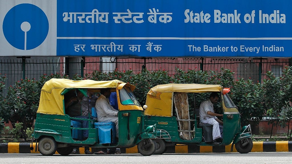 The State Bank of India head office in New Delhi.&nbsp;