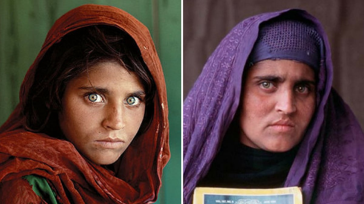 <div class="paragraphs"><p> The green-eyed ‘Afghan girl’ from the 1985 issue of <em>National Geographic Magazine.</em></p></div>