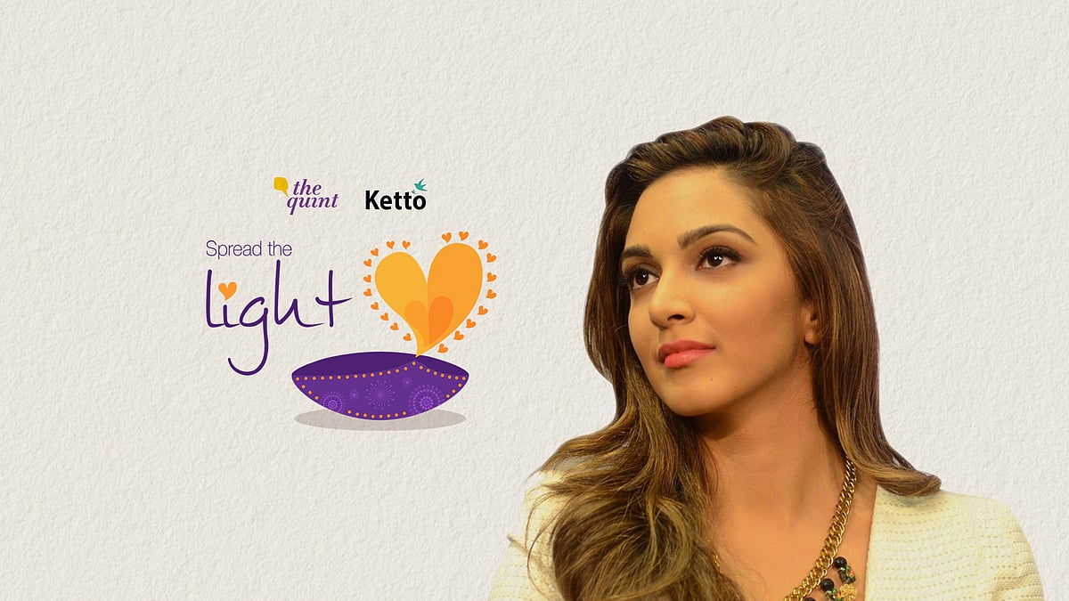 Educate the needy this Diwali, says Kiara. (Photo: Altered By <b>The Quint</b>)