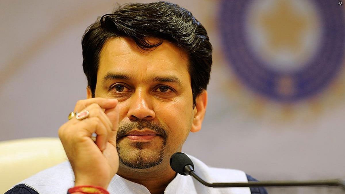 File photo of BCCI President Anurag Thakur. (Photo Courtesy: BCCI)