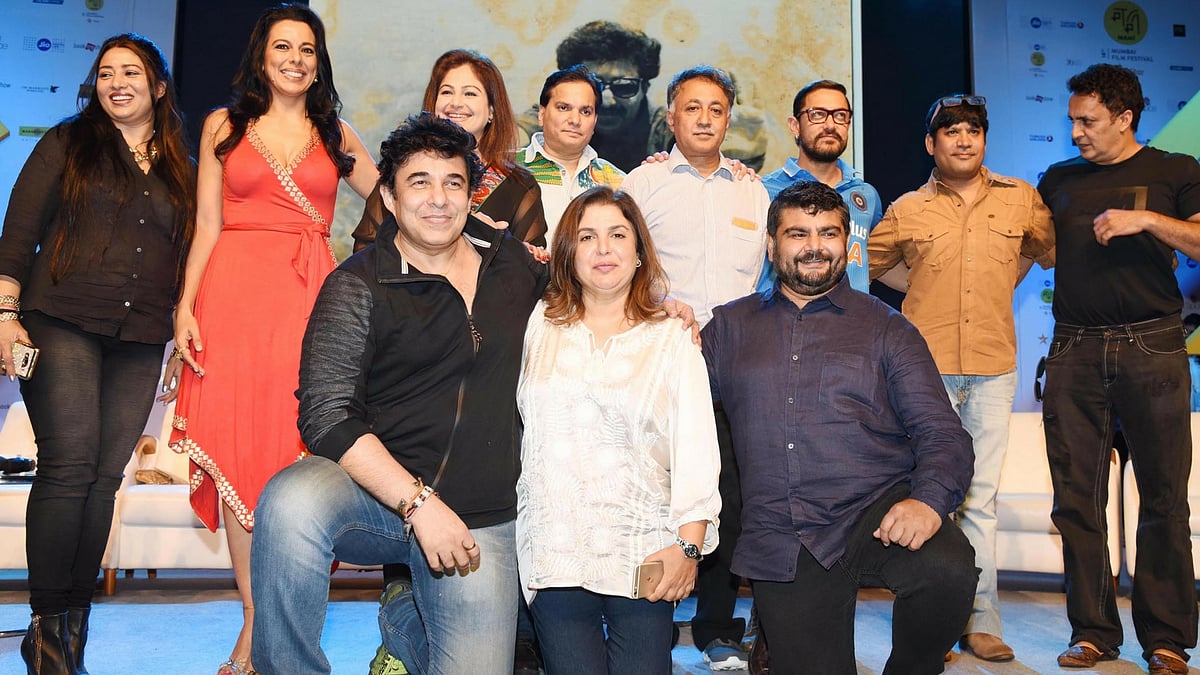 The entire cast of <i>Jo Jeeta Wohi Sikander </i>gathers for a reunion at Movie Mela, MAMI. (Photo: Yogen Shah)