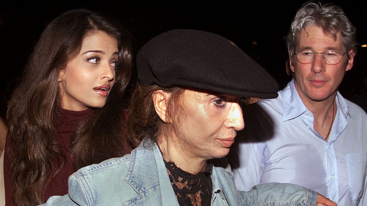 A file photo of Aishwarya Rai and Richard Gere with Parmeshwar Godrej. (Photo: Reuters)