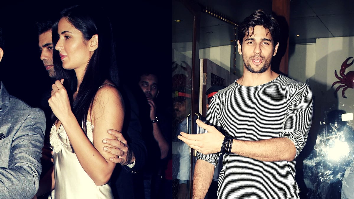 Katrina Kaif, Karan Johar and Sidharth Malhotra were spotted at a popular restaurant in town. (Photo: Yogen Shah)