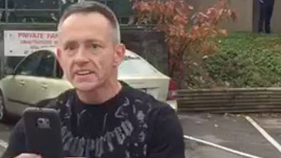 The Canadian man let out a string of racial abuses after being caught on camera fighting with a law enforcement officer. (Photo: Twitter/@BilalSpeaks)