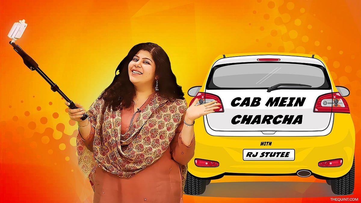 ‘Cab mein charcha’ with RJ Stutee. (Photo: <b>The Quint</b>/Liju Joseph)