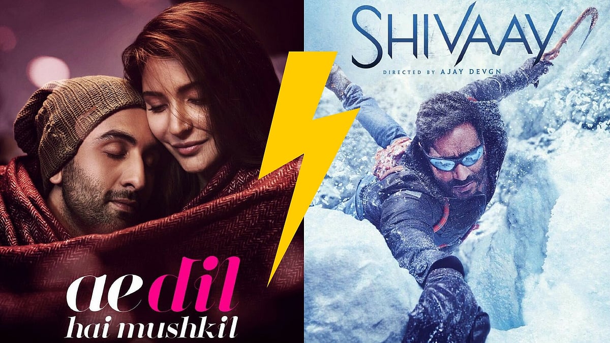 <i>ADHM</i> vs <i>Shivaay</i>: Both films stand an equal chance at the box-office.