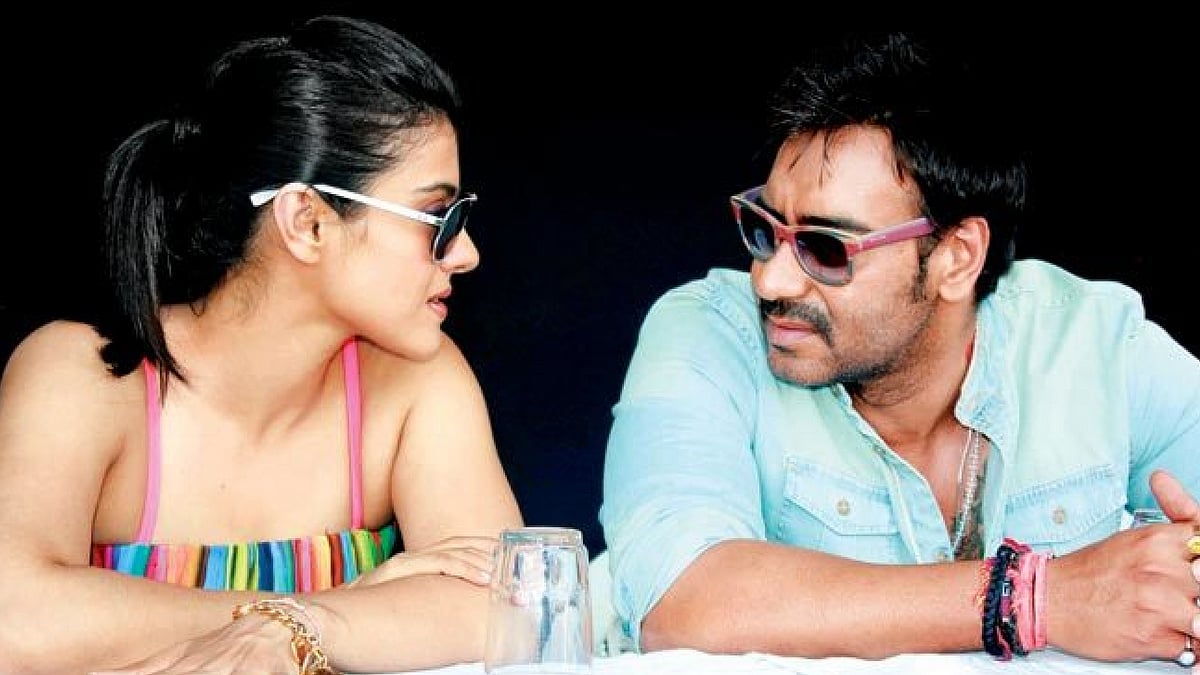 Kajol and Ajay Devgn would promote Shivaay on The Kapil Sharma Show. (Photo Courtesy: <a href="https://twitter.com/bollywoodtheka">Twitter/@bollywoodtheka)</a>