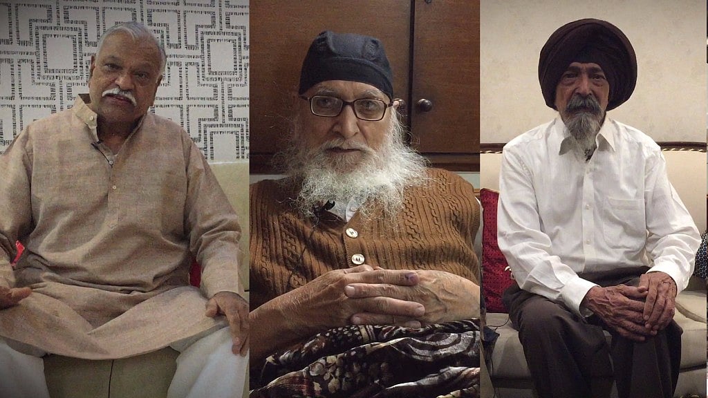 Senior citizens give their opinions on demonetisation. (Photo: <b>The Quint</b>)
