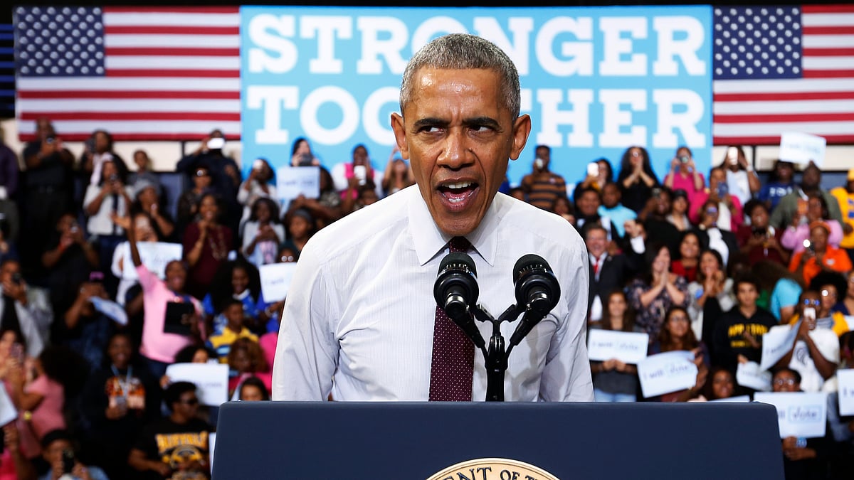 The phrase is being seen as summing up Obama’s frustration with Trump. (Photo: AP)