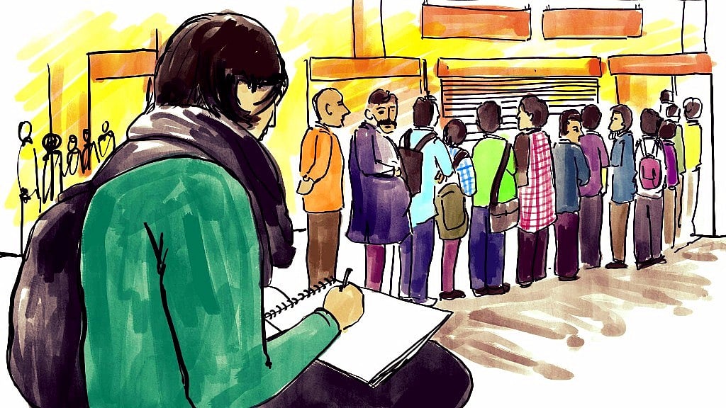 I was prepped with a sketchbook and a pen. (Photo: <b>TheQuint/</b>SusnataPaul)