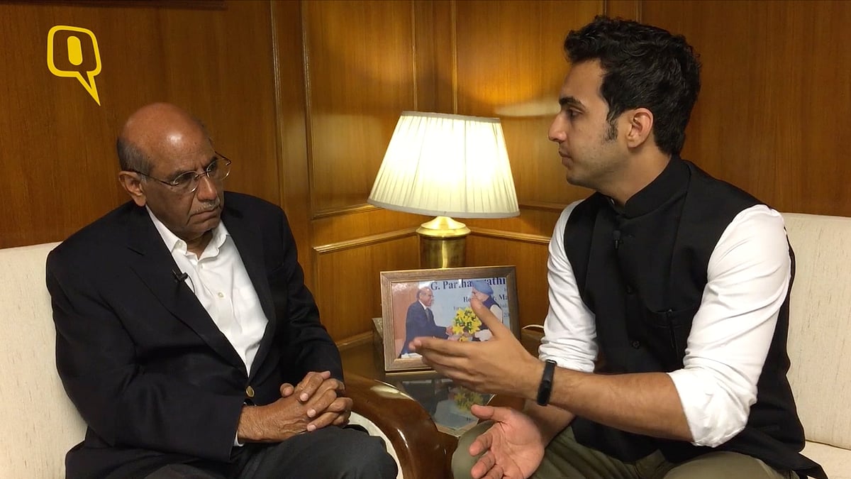 Former Foreign Secretary Shyam Saran. (Photo: <b>The Quint</b>)