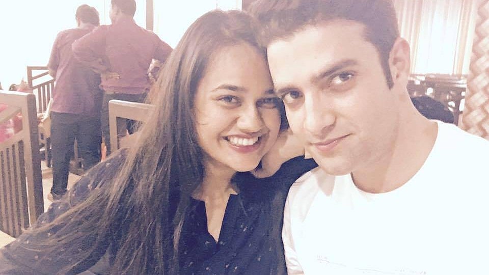 Tina Dabi (L) with Athar Aamir-ul-Shafi Khan (R). (Photo Courtesy: Facebook/ <a href="https://www.facebook.com/tina.dabi?ref=br_rs&hc_ref=SEARCH">Tina Dabi</a>)