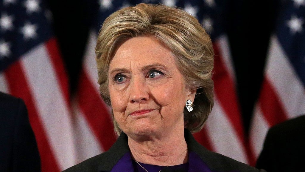 Hillary Rodham Clinton at the New Yorker Hotel. (Photo: Reuters)