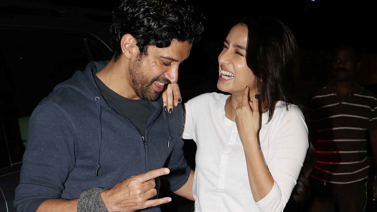 Farhan Akhtar and Shraddha Kapoor share a laugh. (Photo: Yogen Shah)