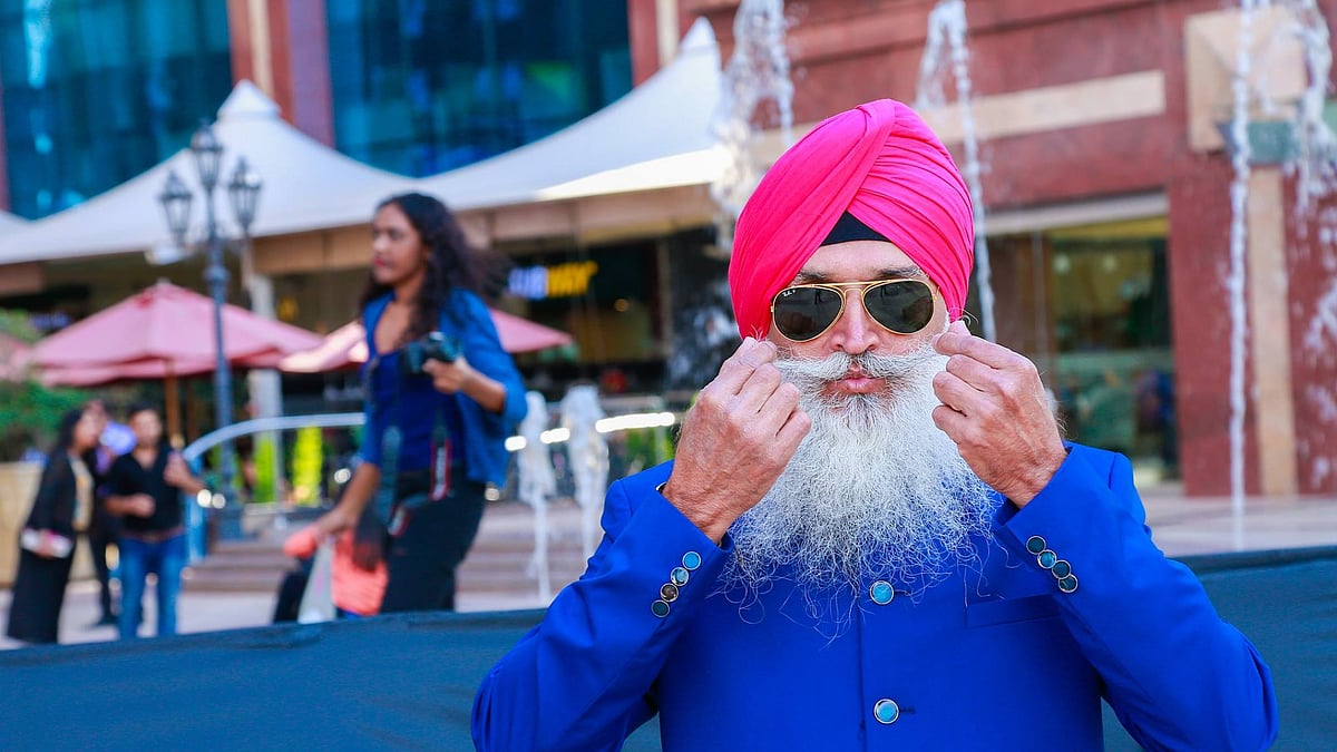 A participant at the Beard and Moustache competition held on 26 November. (Photo Courtesy: <a href="https://bangalorebeardclub.wordpress.com/2016/06/26/the-urban-beards-men/">Bangalore Beard Club</a>)