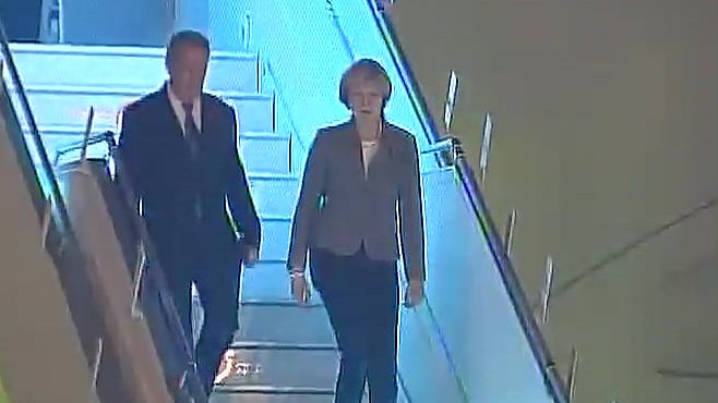 India is Theresa May’s first bilateral visit outside the EU since she took office in July. (Photo: ANI)