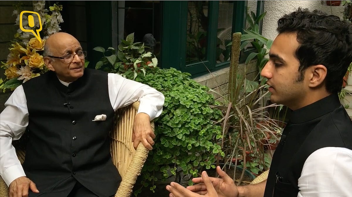 Former Indian Ambassador to the United States, Lalit Mansingh. (Photo: <b>The Quint</b>)