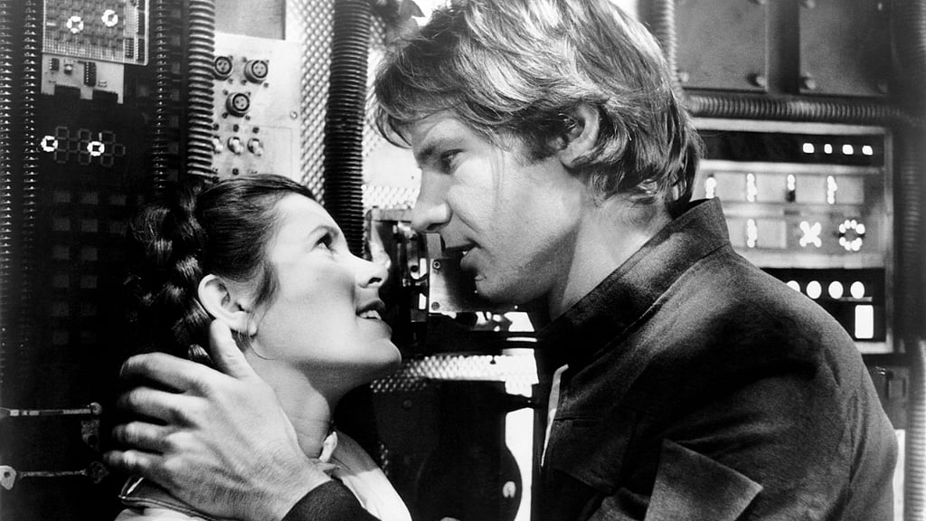 Carrie Fisher played Princess Leia and Harrison Ford played Han Solo in the <i>Star Wars </i>series. (Photo: Twitter)