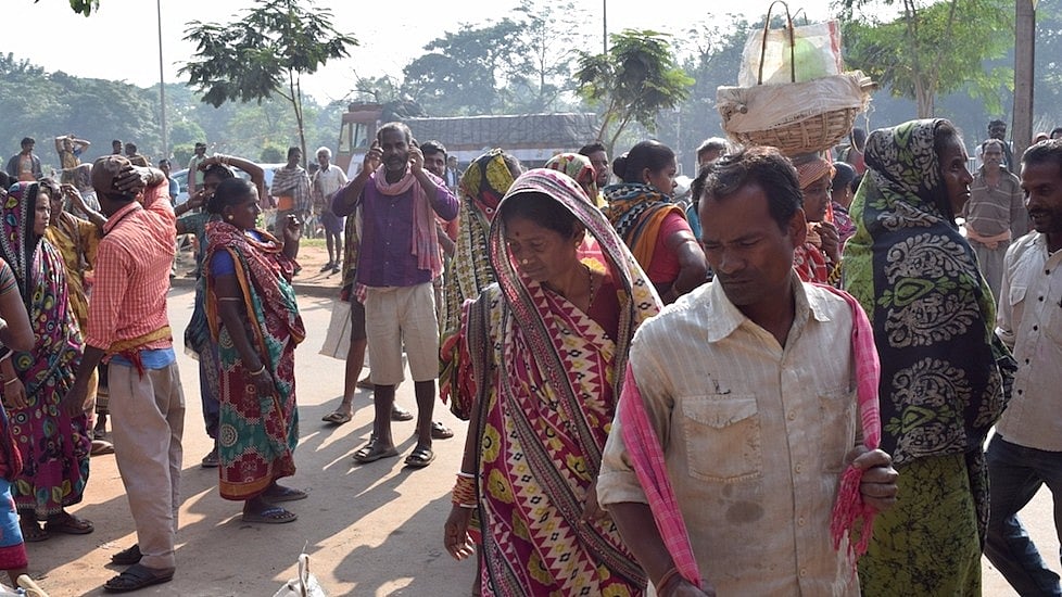 There’s no work to be had for daily wage labourers. (Photo:
Basudev Mahapatra) 