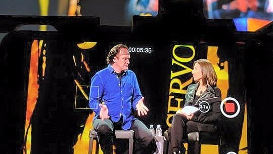 Quentin Tarantino at the Adobe Max event, San Diego. (Photo: <b>The Quint</b>/Ankit Vengurlekar)