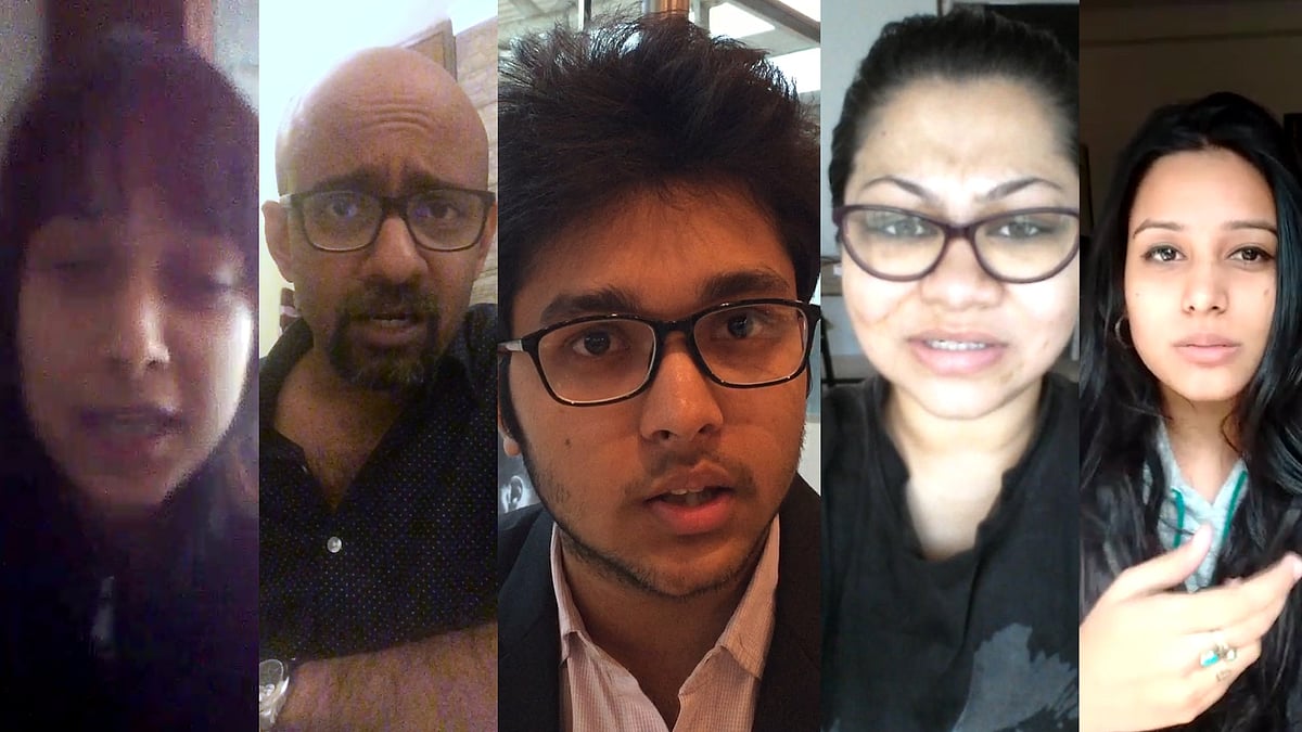 Indians react on the SC ruling to sing the national anthem before the screening of movies in theatres. (Photo: The Quint)