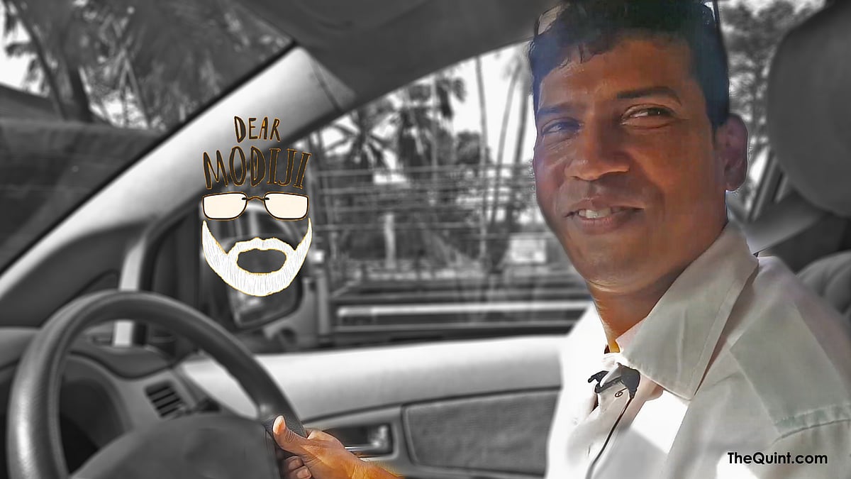 Anil, a cab driver in Goa, has high hopes from Modi ji’s ‘masterstroke’ of a currency ban (Photo: <b>The Quint</b>)