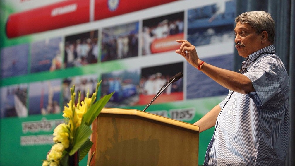 File photo of Defence Minister Manohar Parrikar. (Photo: IANS)