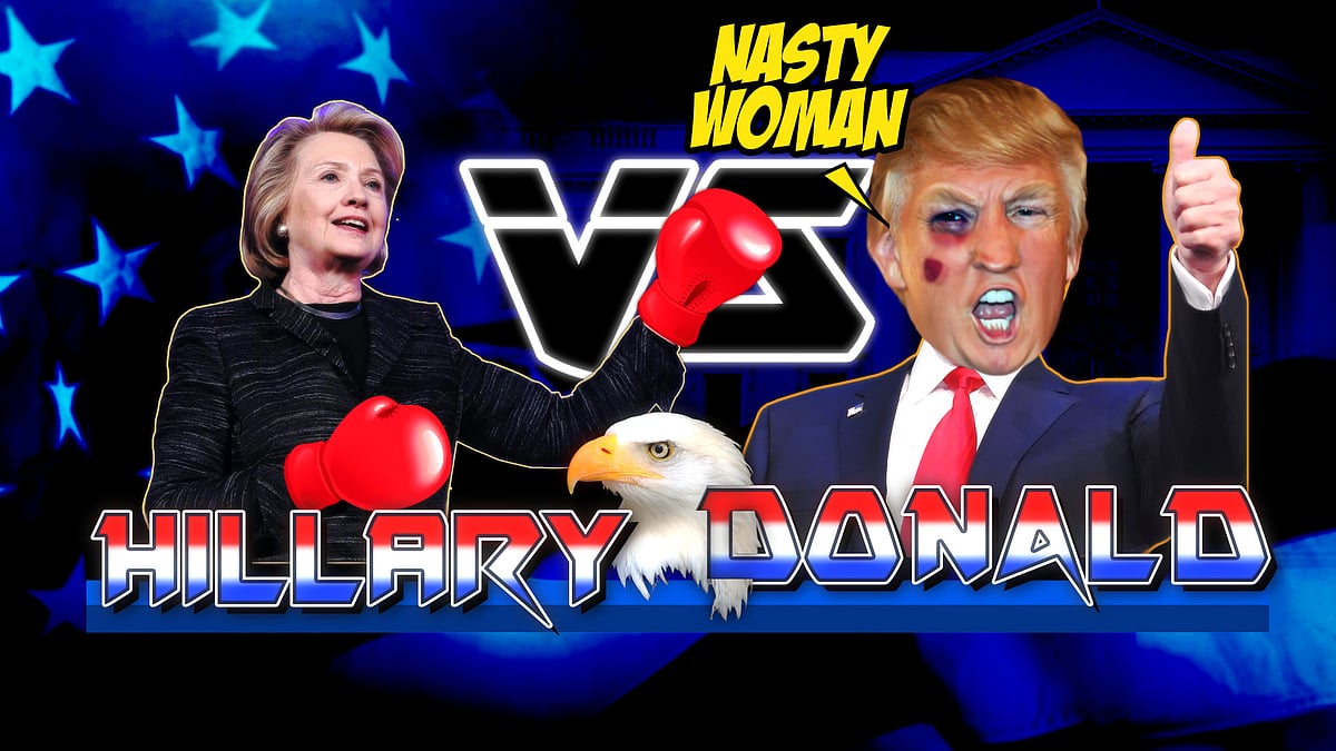 Stay up-to-date with all the developments on 8 November and see who wins – Clinton or Trump. (Photo: <b>The Quint</b>)