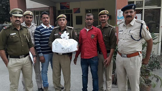 The money was seized on Saturday in New Delhi. (Photo Courtesy: ANI Screenshot)