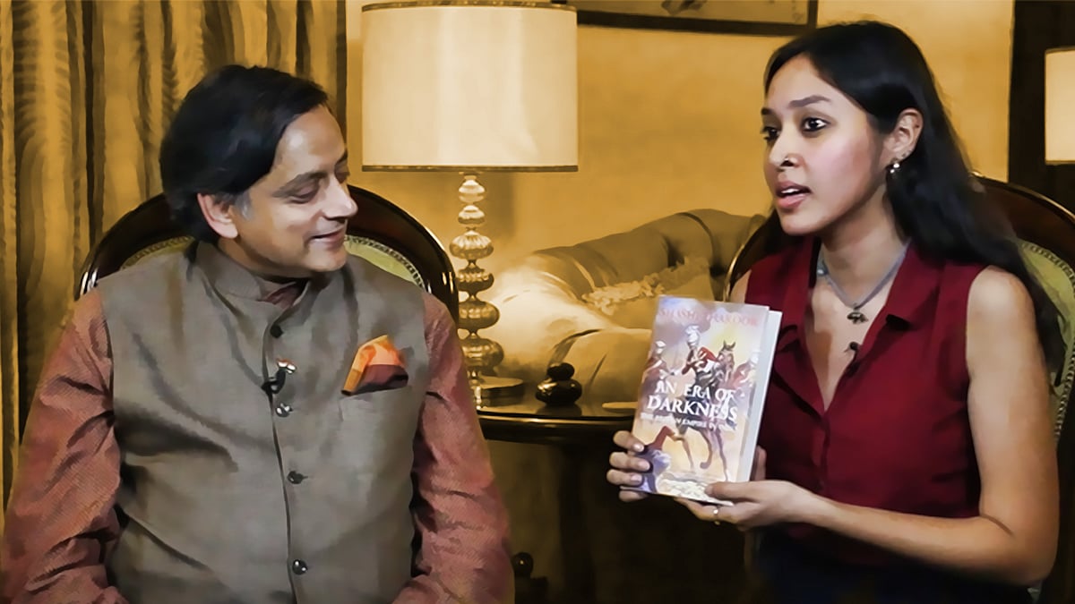 Shashi Tharoor in conversation with <b>The Quint</b>. (Photo: Lijumol Joseph/<b>The Quint</b>)