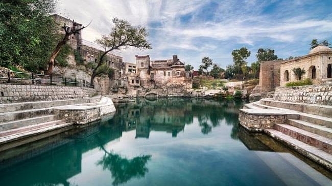 The Katas Raj Temple Chakwal district near capital Islamabad. (Photo Courtesy: Twitter/<a href="https://twitter.com/ipunjaban">@ipunjaban</a>)